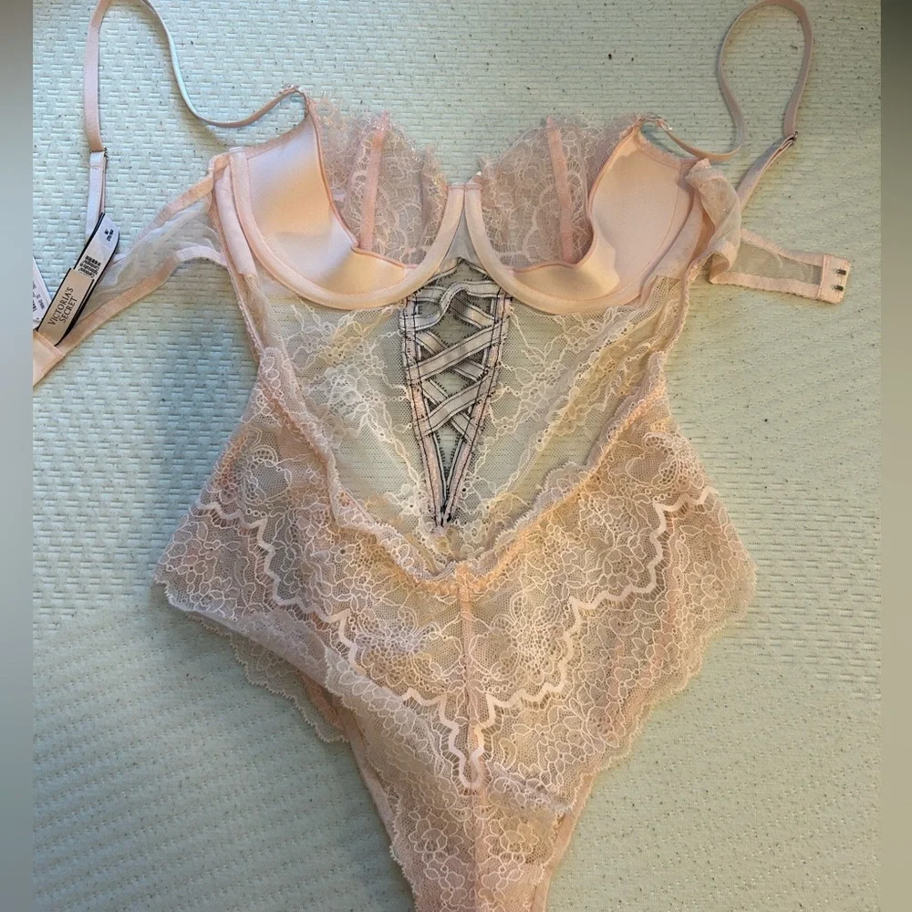 nwt victorias secret pink teddy lingerie - Picture 5 of 9